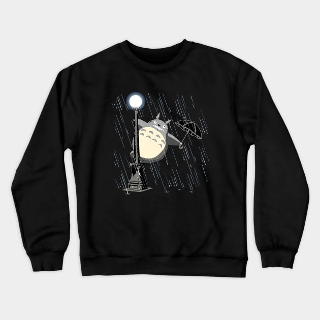 Just Singing in the Rain Crewneck Sweatshirt by SandiagoMonte